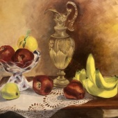 Alda Serrao Feliciano – “Portuguese Decanter with Fruits” – aldapaulinaf@gmail.com