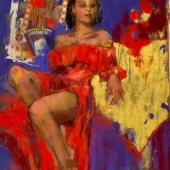 8th Place – Jeri Greenberg – “Queen of Hearts” – www.jerigreenbergart.com