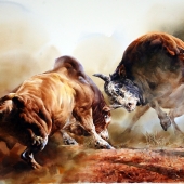 2nd Place – Xiaoxing Hu – “The Duel” – yingarts@gmail.com