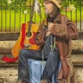 Jill Corless - "Music Man” – http://jillcorlessfineartgallery.com/