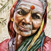 Nishu Sinha - "Old Indian Woman” – nishukumari2009@gmail.com