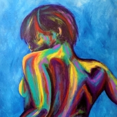 Taylor Unikewicz - "Woman on Blue” – http://www.tunikart.com/