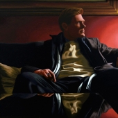 1st Place – Overall - M. Gilmour - "Sitting. Waiting.” – www.gilmourfineart.com