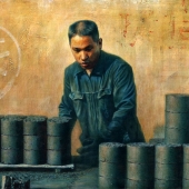 9th Place – Yong Zhang - "The Coal Heaver” – https://yongzhangart.com