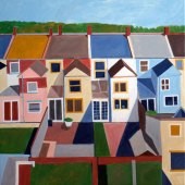 Toni Silber-Delerive – “Hampstead Backyards” – www.tonisart.com