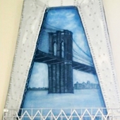 Marie Schepis – “D Train View Over the Manhattan Bridge”