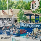 Angela Adams – “Kansas City Royals Fountain Bar 2015”