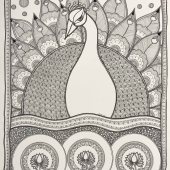 Shachi Srivastava – “Mayuri in Madhubani” - www.srijanshachi.com