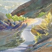 Ellen Fountain – “Gates Pass Looking East”