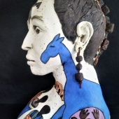 Hon. Mention - Katty Smith – “Rides With the Wind” - www.sculpturekat.com