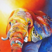 Ilonka Muensterer-Maar - “The Big Five - Elephant” –  www.muemaart.de
