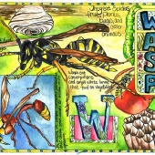 Linda McClure - “W is for Wasp” – www.lindamcclure.com
