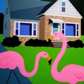 Diane Pribojan – “Parma Pink Flamingos” - www.dianepribojan.blogspot.com