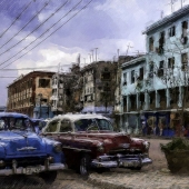 7th Place – Overall - Catherine King - “Parked in Havana” – www.ckingfineart.com