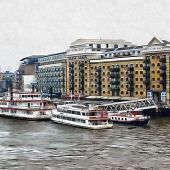 Dorothy Berry-Lound - “Butler's Wharf Area London” – www.dorothyberryloundart.com