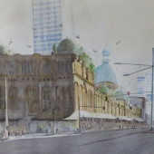 Monika Scheffler - “Golden Light and Shadows on the QVB, Sydney” –   monikascheffler@internode.on.net