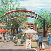 SM - Angela Adams - “Spring Saturday at City Market, Kansas City, MO” - www.artbyangelaadams.com