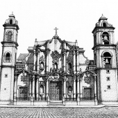 SM - Perla Sofia Gonzalez - “Havana Cathedral” – www.arteperlasofia.com