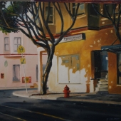 SM - Doug Geldart - “Morning at the Corner” – www.artistsincanada.com