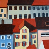 SM - Toni Silber-Delerive - “Row of Houses Bavaria” – www.tonisart.com