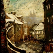 Prague. 2001. Oil on canvas. 30x40 cm. Private collection