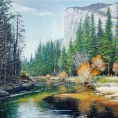 8th Place - Paint - Kang (1) Img #3  Spring Comes...Yosemite