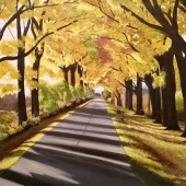 Elissa Ewald - “Road to Grandma's Fall” – www.ewaldart.com