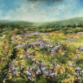 Diana Malivani - “A Path in the Bluebells” – www.gwr-artgallery.com