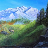 Robert F Clark - “Majestic Mountain View” – www.bobsfineart.com