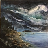 JoAnn Deuel Shelby - “Brewing Storm” – www.snowqueenstudio.com