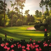 Wendy Tucci Stafford - “Augusta National Hole #10” –  www.wendytucci.squarespace.com