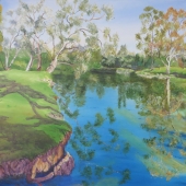 Monika Scheffler - “Tranquil Spring Morning on the Murray River” –  monikascheffler@internode.on.net