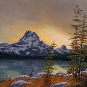 Richard Mittelstadt - “Sunset in the Mountains” – www.mittelstadtartworks.com