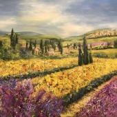 Hon. Mention - Diana Malivani - “Provence” – www.gwr-artgallery.com