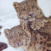 France Bauduin- “Snow Pals” – http://www.francebauduinart.com/