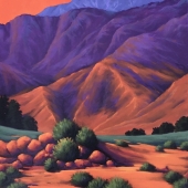 Joe A. Oakes - “Canyon Floor at Sunset” – http://www.joeaoakes.com/