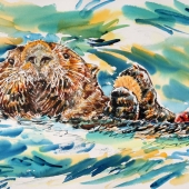 Theodore Heublein - “Alaska Otter” – http://www.theodoreheubleinart.com/