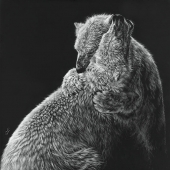 Geraldine Simmons - “Bear Hug” – http://geraldineswidlifeart.com/