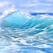 Julia Bright - “Aquamarine” – http://www.juliabrightart.com/