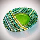 Katherine Berg - “Green between the Lines” - http://www.katherinebergartglass.com/