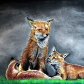 Arthi Arumugam - “Mother Fox and Cubs” – https://sachinbala1046.wixsite.com/arthiarumugam