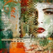 6th Place – Barbara Mierau-Klein - “Collage Portrait” – www.barbaramierauklein.com