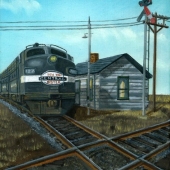 Tom Mulqueen - "New York Central F Units” – https://artrepreneur.com/artwork?marketplace=true