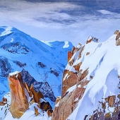 Egger Patrick - "Arète des Cosmiques, Mont-Blanc” – http://artpegger.jimdofree.com/