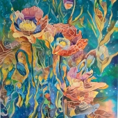 Carole McAlpine - "Ocean Garden” – http://artmajeur.com/carolemac7