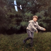 Hon. Mention - Stephen A. Roberson - "Boy with Glider” – www.srobersonstudios.com